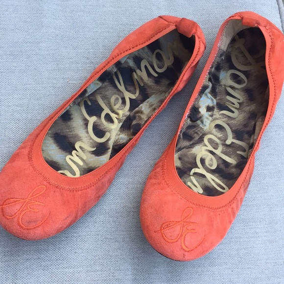 sam edelman orange flats
